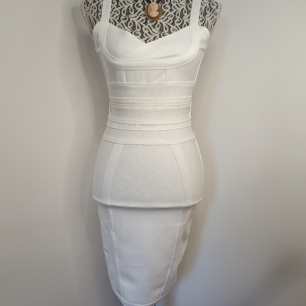 White Sexy Bodycon Dress